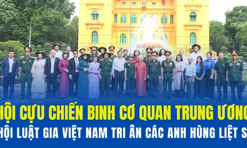 Hội Cựu chiến binh cơ quan Trung ương Hội Luật gia Việt Nam tri ân các anh hùng liệt sĩ