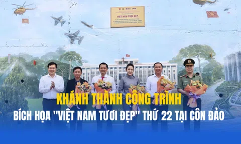 Khánh thành công trình bích họa "Việt Nam tươi đẹp" thứ 22 tại Côn Đảo