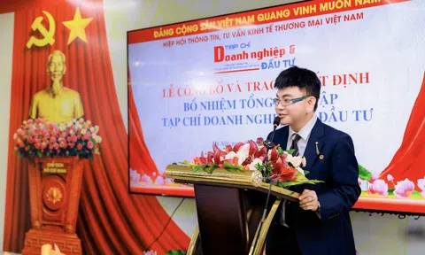 Chân dung Tân Tổng Biên tập Tạp chí Doanh nghiệp và Đầu tư