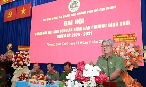 TP HCM: Đại hội thành lập Hội Cựu Công an nhân dân phường Bình Thới lần thứ I, nhiệm kỳ 2026-2031
