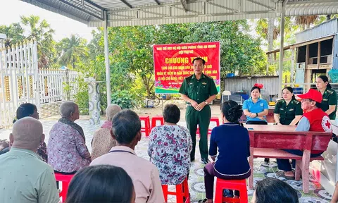 Ấm áp tình quân dân nơi biên giới dịp Quốc khánh 2/9