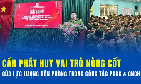 Cần phát huy vai trò nòng cốt của lực lượng dân phòng trong công tác phòng cháy, chữa cháy và cứu nạn, cứu hộ
