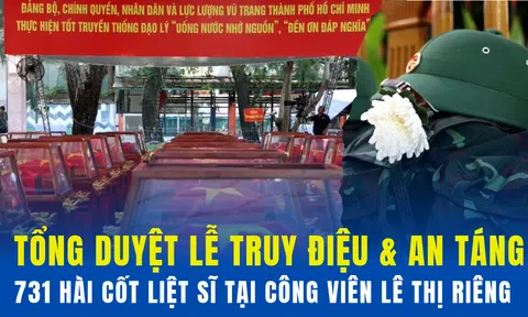 TP.HCM: Tổng duyệt Lễ truy điệu và an táng 731 hài cốt liệt sĩ được tìm kiếm, quy tập tại Công viên Lê Thị Riêng