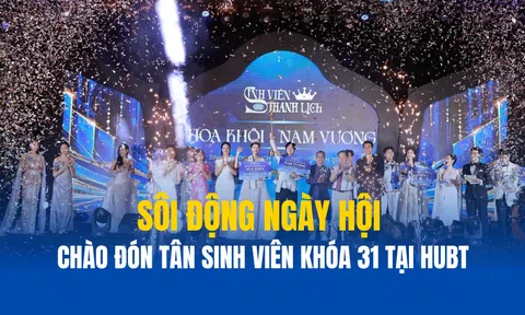 Sôi động ngày hội chào đón tân sinh viên khóa 31 tại HUBT
