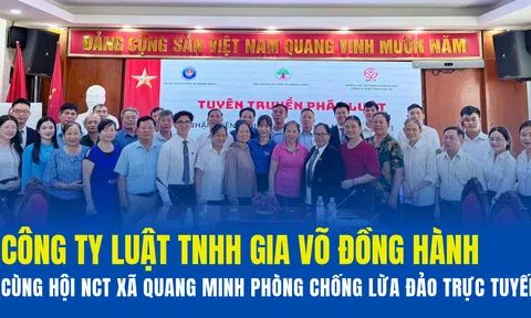 Công ty Luật TNHH Gia Võ đồng hành cùng người cao tuổi xã Quang Minh trong phòng, chống lừa đảo trực tuyến