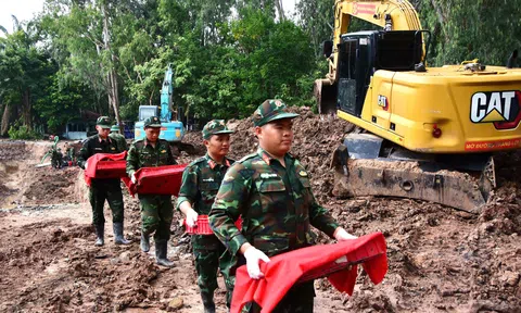 Tiếp tục tìm kiếm, quy tập hài cốt liệt sĩ tại Công viên Lê Thị Riêng