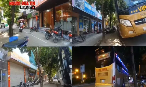 Hà Nội: “Xe dù, bến cóc” lại tái diễn trên phố Trần Vỹ