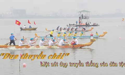 Nét đẹp dân tộc trong “Lễ hội bơi chải thuyền rồng Hồ Tây” đầu Xuân 2019