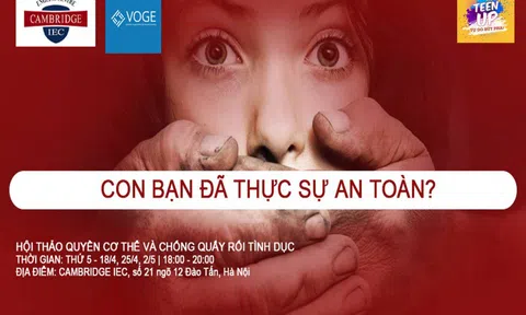 Hội thảo quyền cơ thể và chống quấy rồi tình dục trẻ em