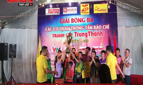 Giải bóng đá ĐSPL tranh cúp Trung Thành năm 2020: VTV lên “vua” 