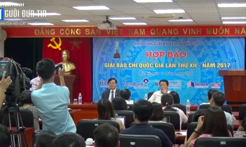 Họp báo Giải báo chí quốc gia lần thứ XII - 2017
