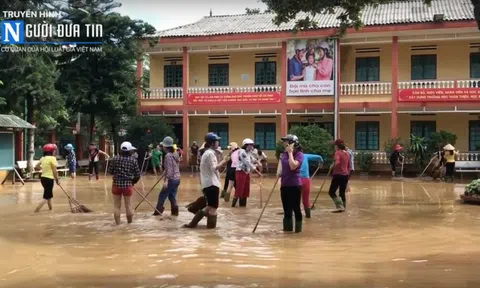 Yên Bái: Hàng trăm giáo viên cùng khắc phục hậu quả bão lũ, sẵn sàng đón học sinh