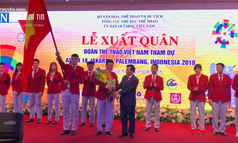 Đoàn thể thao Việt Nam xuất quân lên đường tham dự ASIAD 2018