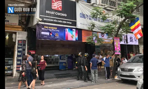 Bộ Công an khám xét chuỗi cửa hàng điện thoại Nhật Cường Mobile