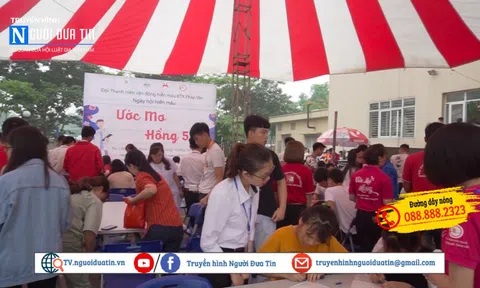 Ngày hội hiến máu "Ước mơ hồng 5":  Sẻ chia giọt máu, thắp sáng tương lai