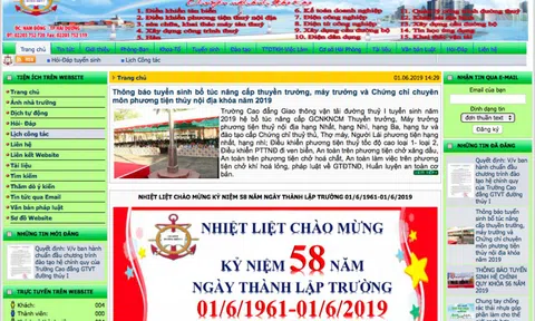 Trường Cao đẳng GTVT đường thủy 1 phản hồi về các nội dung tố cáo