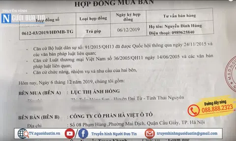 Công ty Cổ phần Hà Việt ô tô dùng "tiểu xảo" để bán xe cho khách hàng