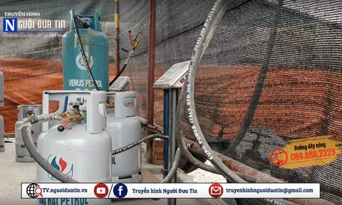 Hà Nội: Cảnh sát bắt quả tang trạm gas lậu có “hàng nóng”