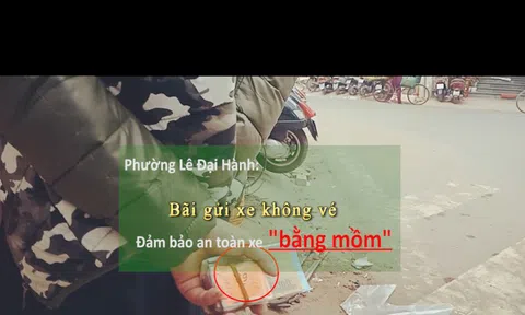 (Bài 4) "Bệnh hình thức" trong công tác đảm bảo văn minh đô thị: Rủi ro từ những bãi xe “lậu” trên phố