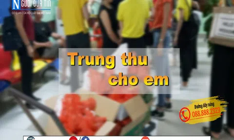 Báo Đời sống & Pháp luật mang Trung thu đến với Bệnh viện Nhi Trung ương