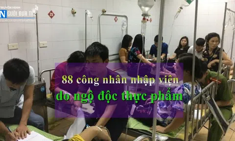 Hải Dương: 88 công nhân nhập viện vì nghi ngộ độc thực phẩm