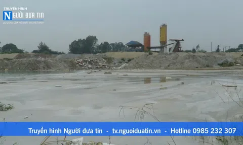 (Bài 3) Hoạt động huỷ hoại môi trường ở Hoàng Mai, Hà Nội: Cần xử lý một doanh nghiệp đang “bê tông hóa” đất ven sông