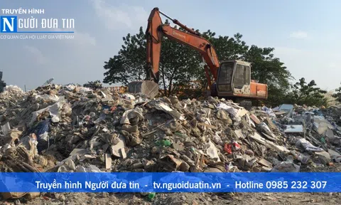 (Bài 5) Hoạt động huỷ hoại môi trường ở Hoàng Mai, Hà Nội: Cần xử lý bãi phế thải trái phép ở Thanh Trì