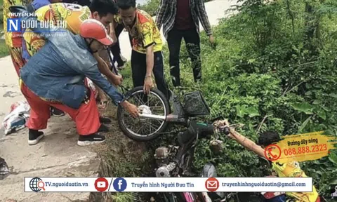 Gặp người bị nạn, nhóm võ sinh nhảy xuống mương ứng cứu