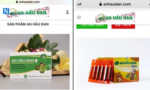 Cẩn trọng khi mua An Hầu Đan Kids và An Hầu Đan trên mạng internet