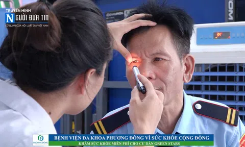 Hà Nội: Chiến dịch "Bệnh viện Phương Đông vì sức khoẻ cộng đồng" đến với cư dân Green Star