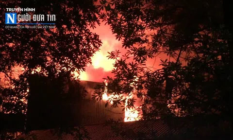 Những hình ảnh hãi hùng nhất về đám cháy ở Đê La Thành, Hà Nội