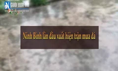 Nhiều tỉnh phía bắc lần đầu xuất hiện mưa đá vào mùng 1 Tết