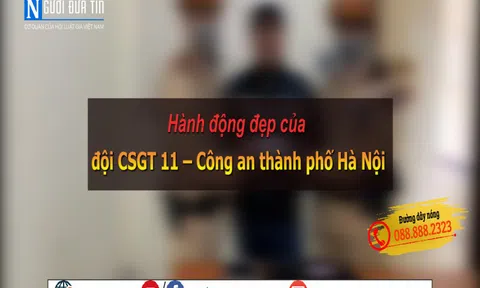 Hành động đẹp của chiến sĩ Đội CSGT 11 – Công an thành phố Hà Nội