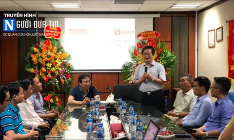 TW Hội luật gia Việt Nam thăm, chúc mừng Báo ĐSPL và Người đưa tin