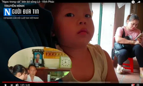 "Ngọc trong cát" bên bờ sông Lô