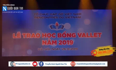 Hà Nội: Tổ chức khoa học Gặp gỡ Việt Nam trao tặng học bổng Vallet