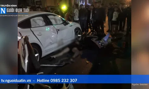 Hà Nội: Audi Q5 gây tai nạn liên hoàn khiến một thiếu nữ tử vong