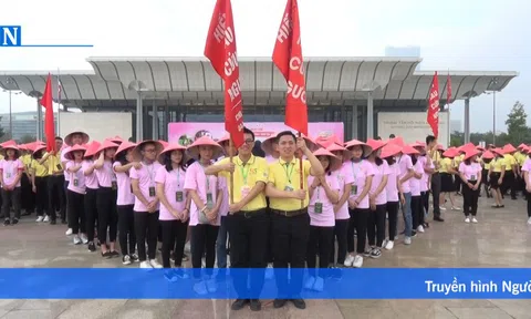 Ngày hội Quốc tế tình nguyện: Quốc hoa độc đáo tạo từ 1500 tình nguyện viên