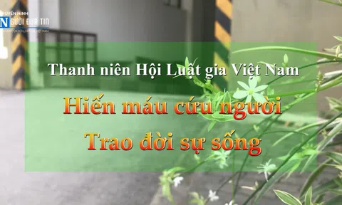 Thanh niên Hội Luật gia Việt Nam: Hiến giọt máu đào - Trao đời sự sống