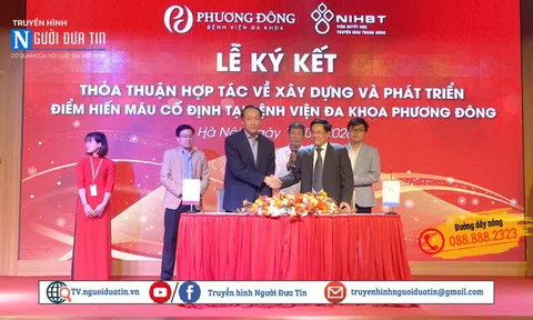 Bệnh viện đa khoa Phương Đông hợp tác xây dựng điểm hiến máu cố định
