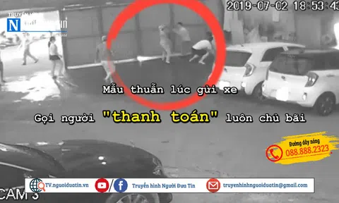 Bênh bạn gái, gọi "đồng bọn" đánh chủ bãi xe 