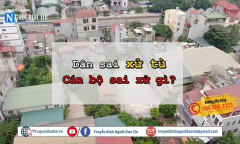 Bắc Từ Liêm, Hà Nội: Dân sai xử tù, cán bộ sai xử gì?