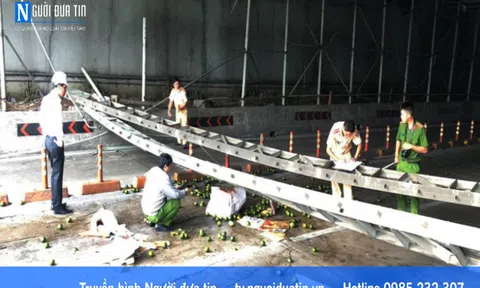 TP HCM: Sập giàn giáo hầm Thủ Thiêm khiến một người bị thương