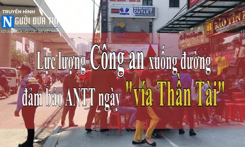 Ngày vía Thần Tài: Người dân xếp hàng mua vàng, lực lượng công an xuống đường đảm bảo ANTT