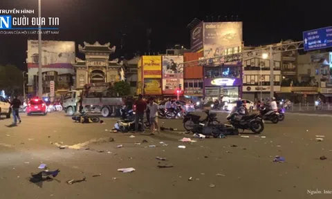 TP.HCM: "Xe điên" đâm 5 xe máy, 1 phụ nữ chết tại chỗ