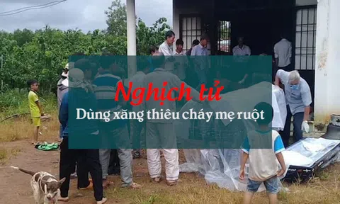 Bắt nghịch tử “ngáo đá” dùng xăng thiêu cháy mẹ ruột 