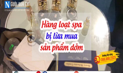 Hàng chục cơ sở làm đẹp "tố" bị lừa mua mỹ phẩm dởm