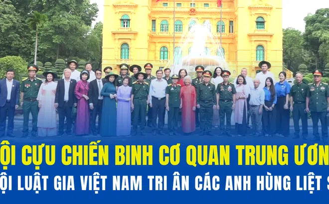 Hội Cựu chiến binh cơ quan Trung ương Hội Luật gia Việt Nam tri ân các anh hùng liệt sĩ